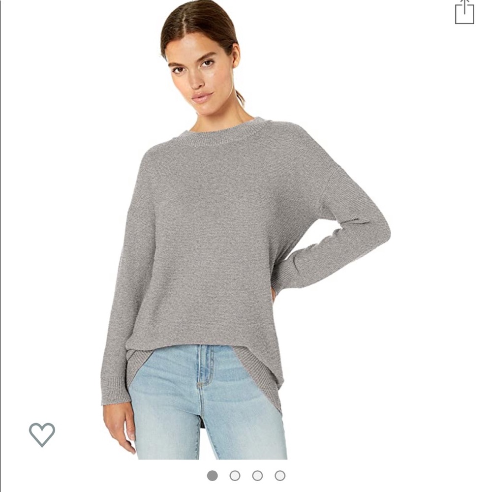 Wool Blend Texture-Stitch Crewneck Sweater - NWT
